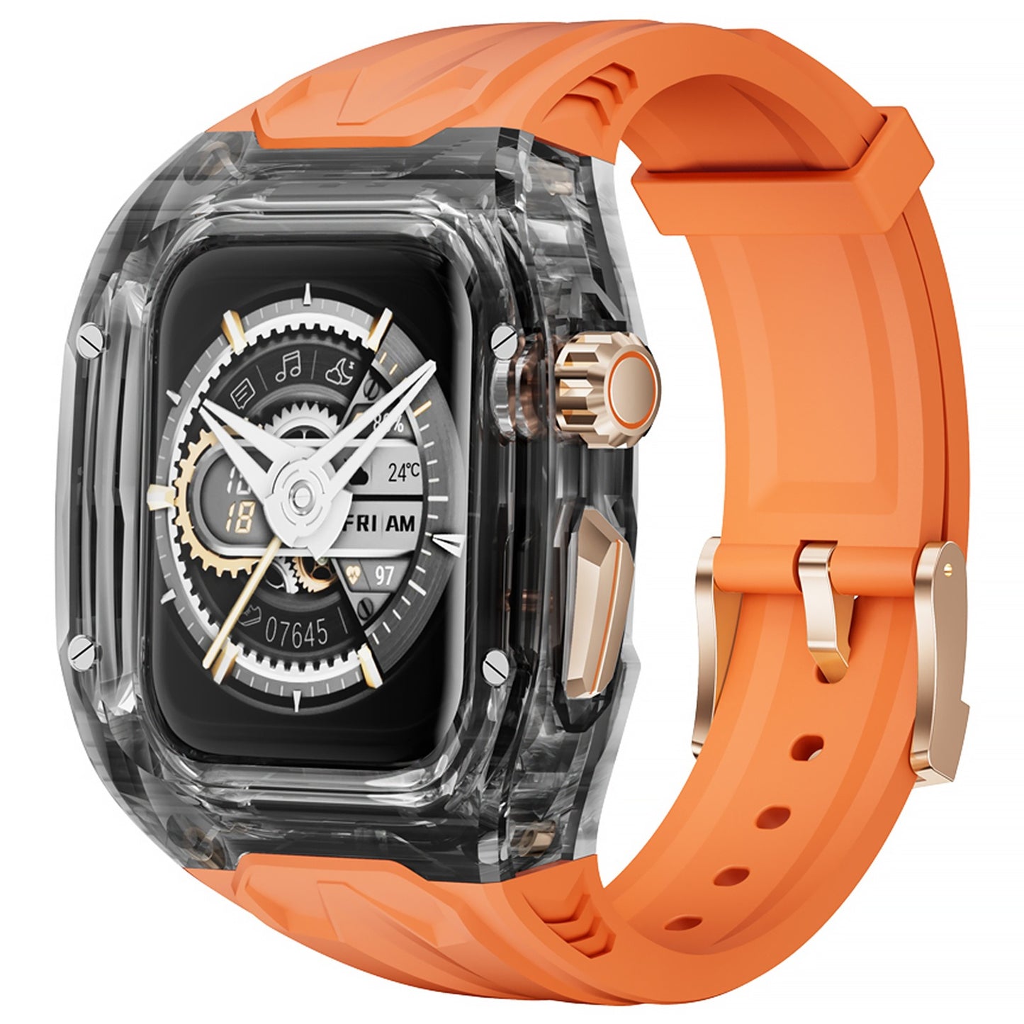 Suitable for Apple Watch triple proof design splicing high-quality silicone strap